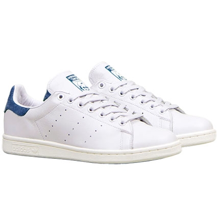 adidas stan smith blanche et bleu femme